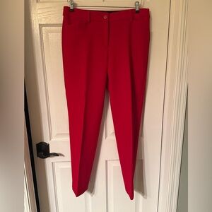 Talbots Red Hampshire Ankle Pants-Size 8
